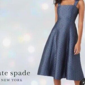 Kate Spade Blue Midi Dress